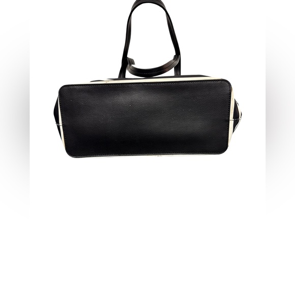 Kate Spade ‼️ Black & White Striped Nylon Shoulder Tote Bag - Picture 12 of 12